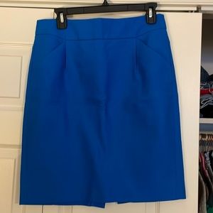 J. Crew Classic Pencil Skirt/Royal Blue